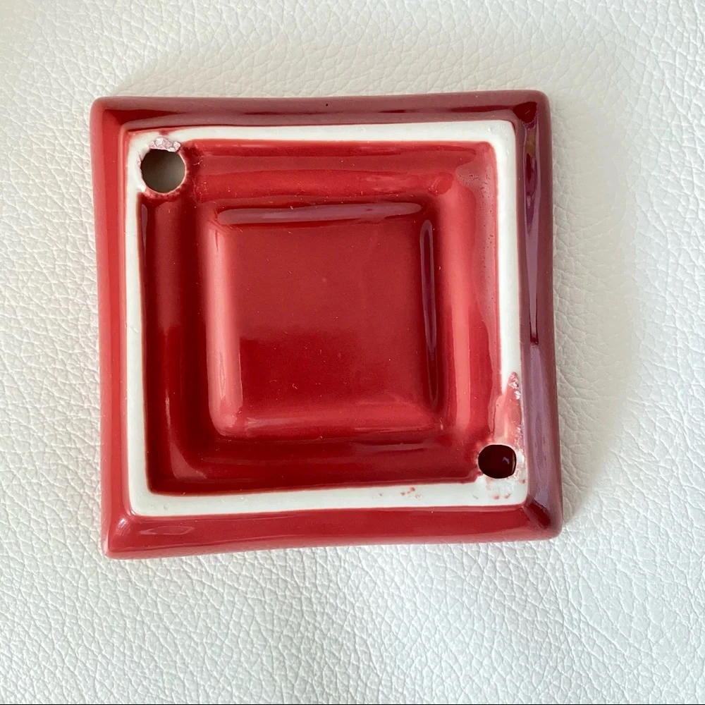 Besame Cosmetics Cake Mascara Holder ceramic plate